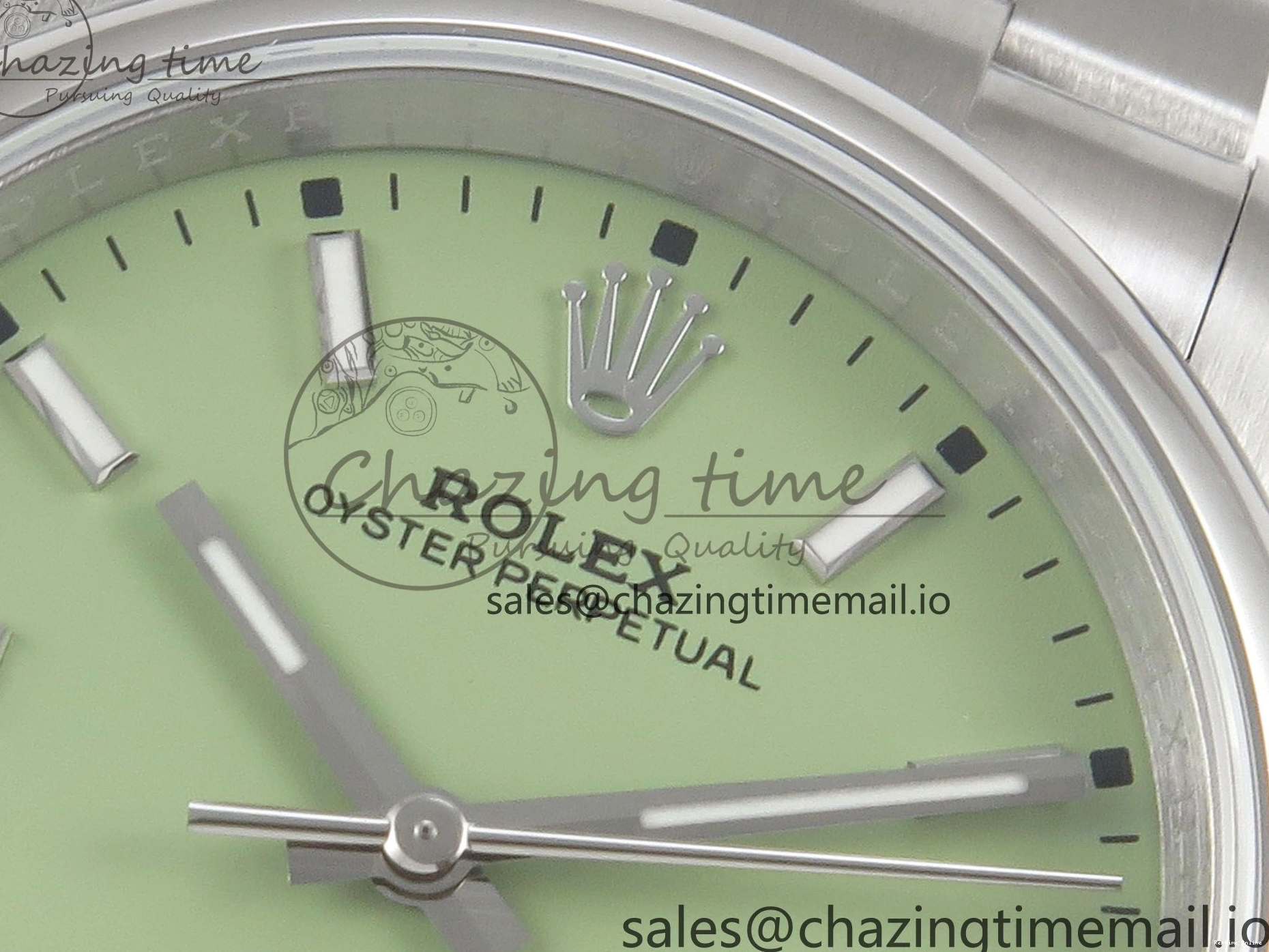 0505 2025 Oyster Perpetual 126000 36mm KRF 1:1 Best Edition 904L Steel Pistachio Green Dial VR WrinkleFree 127